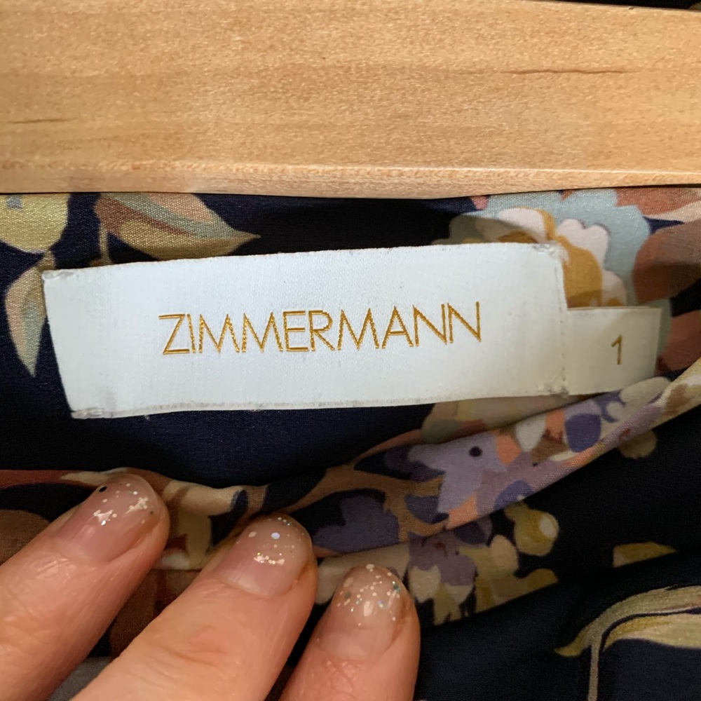 *sold* Zimmermann silk flower maxi skirt - Picture 6 of 6